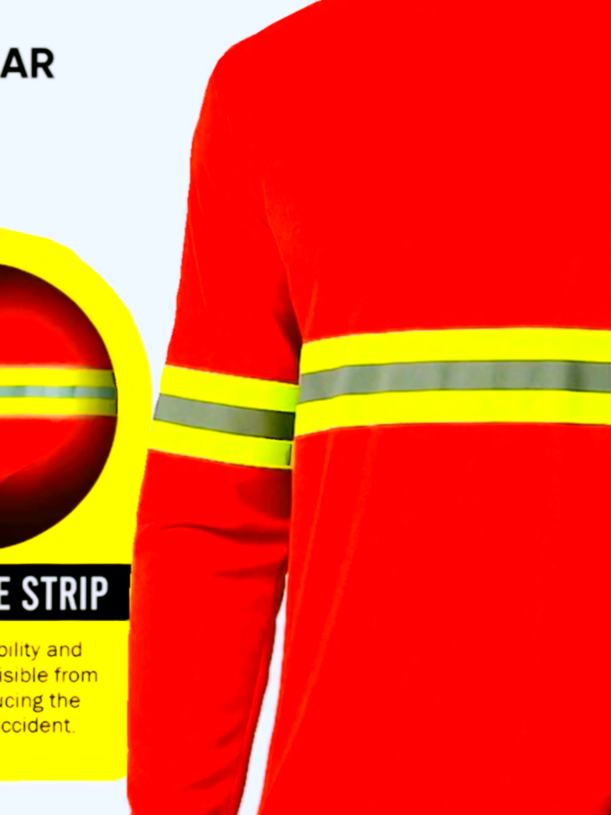 Construction PPE, Long-Sleeve with Reflector. #reflectorizedshirt #safetyfirst #constructionworker #constructionlife #ppe 