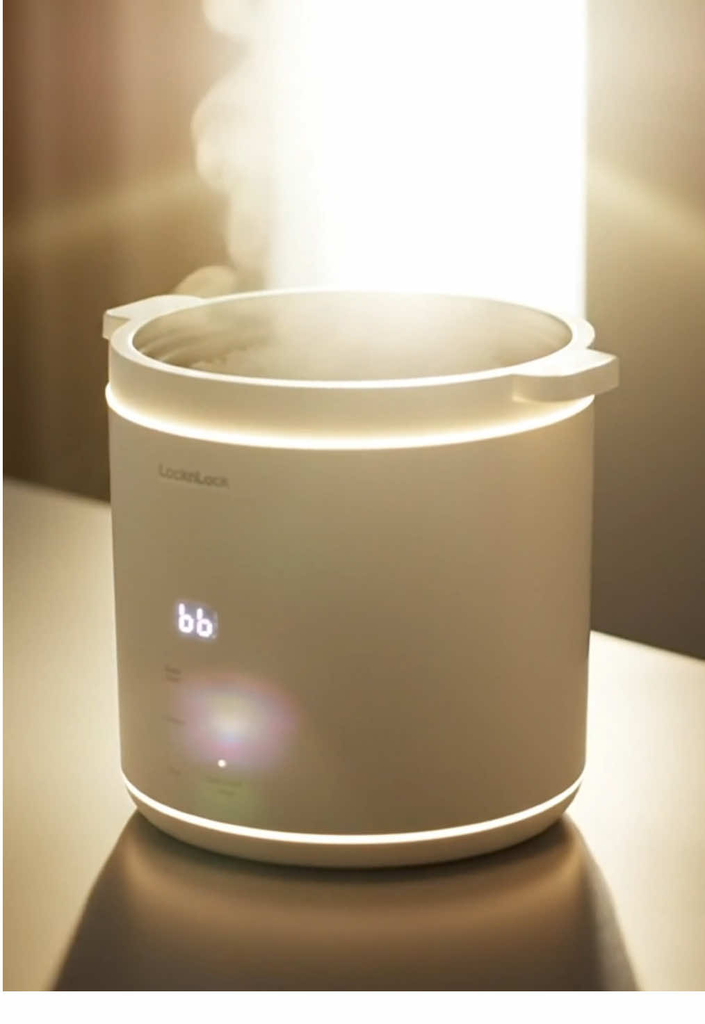 Nồi cơm điện mini Lock&Lock Bianco mini rice cooker Màu ngà EJR314IVY 0.6L #dogiadung #noicomdienmini 