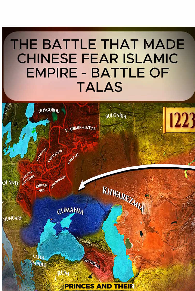 The battle that made Chinese fear Islamic empire battle of talas #ancienthistory #ancientwarfare #vikings #mongol #medieval 