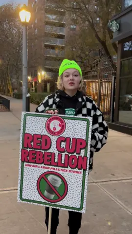 Rise and shine - STARBUCKS WORKERS ARE ON STRIKE! Support us by not shopping at Starbucks ANYWHERE for the duration of our open-ended ULP strike. Sign our No Contract No Coffee pledge and learn more about our fight at the 🔗 on our page! #starbucksbarista #tobeapartner #nocontractnocoffee 