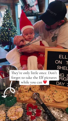 These were so fun and I can’t wait to print last years photos out to put around the house this Christmas. #babyelf #babychristmas 