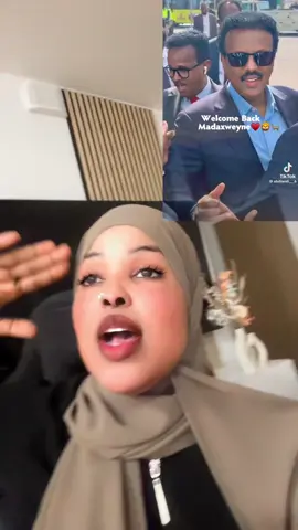 Mudane madaxweyne wlcm back#teamafshibir❤️🥹 