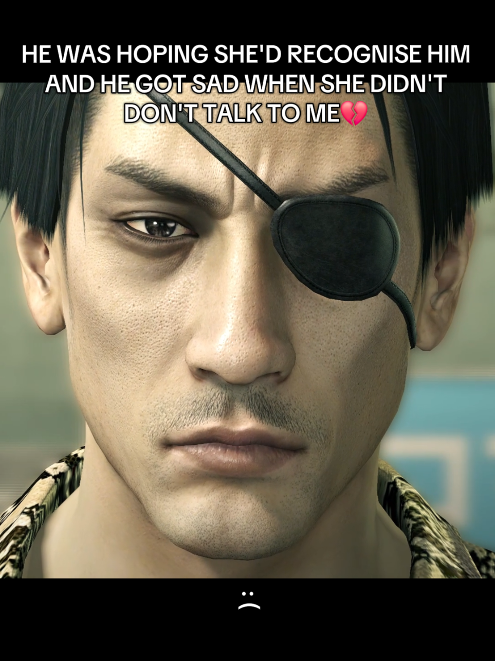 HIS FACE SOFTENED AND HE GAVE HER A TINY SMILEEEEE💔💔LOOK AT THAT EYEBROW RAISE!! literally asking 