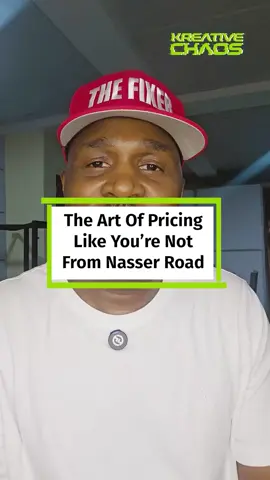 The art of pricing creative work like you are not from Nasser Road...even if your studio is there. #fyp #KreativeChaos #Creative  @wazodazo 