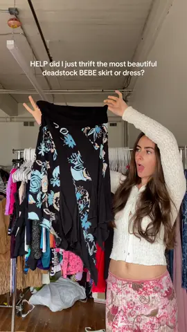It's a skirt...right?? Either way it's stunning✨ #thrifttok #sustainablefashion #thrifting #y2kfashion #thrifted 