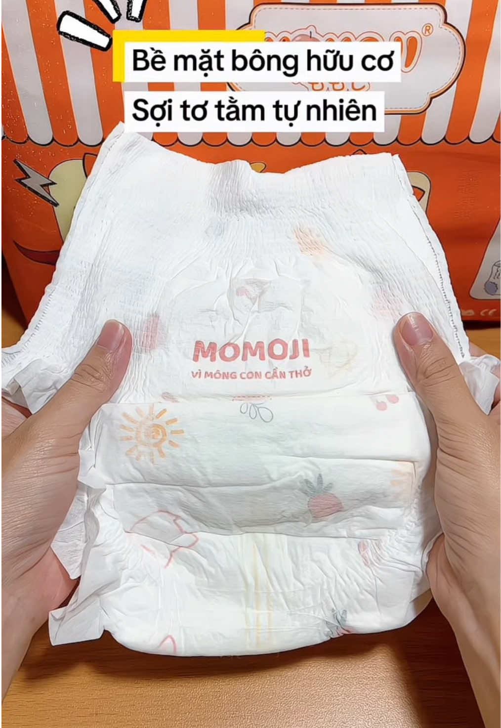 Mẹ nào đã dùng thử bỉm Momiji thì comment chia sẻ cảm nhận nha 🫶 #bimmomojisieuthamhut #bimmomoji #momoji #momojiairdry #xuhuong 
