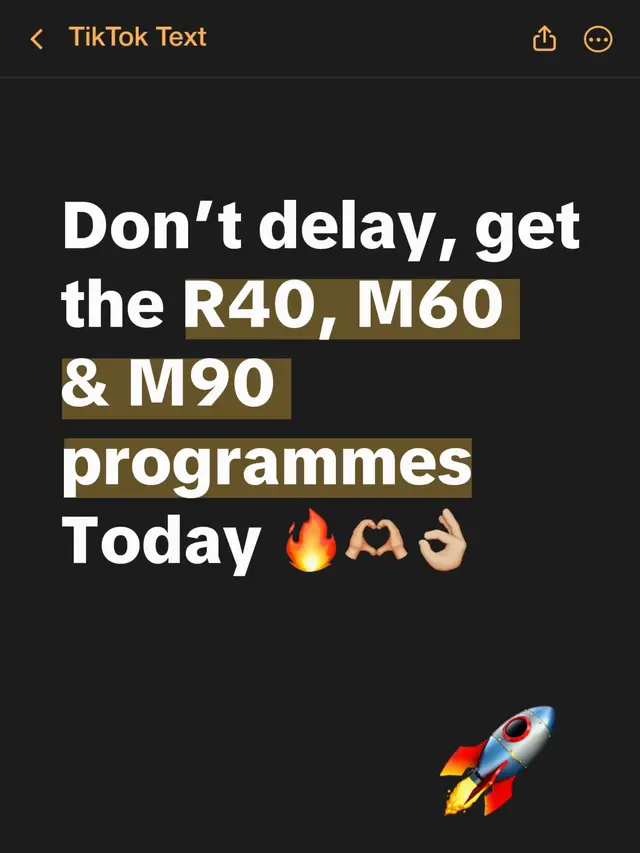 Get yourself on an incredible journey to a better you! Don’t delay get your programmes today ❤️