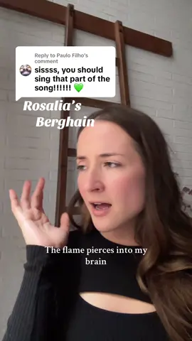 Replying to @Paulo Filho #opera #operasinger #rosalia #berghain 