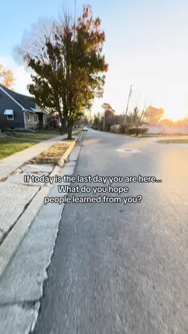 If you leave one lesson for the world, what is it? Mine is this: Failure is not a failure unless you quit.  It’s a lesson.  I’d love to know what your lesson for the world is.  #lesson #fyp #neverquit #Running #fail 