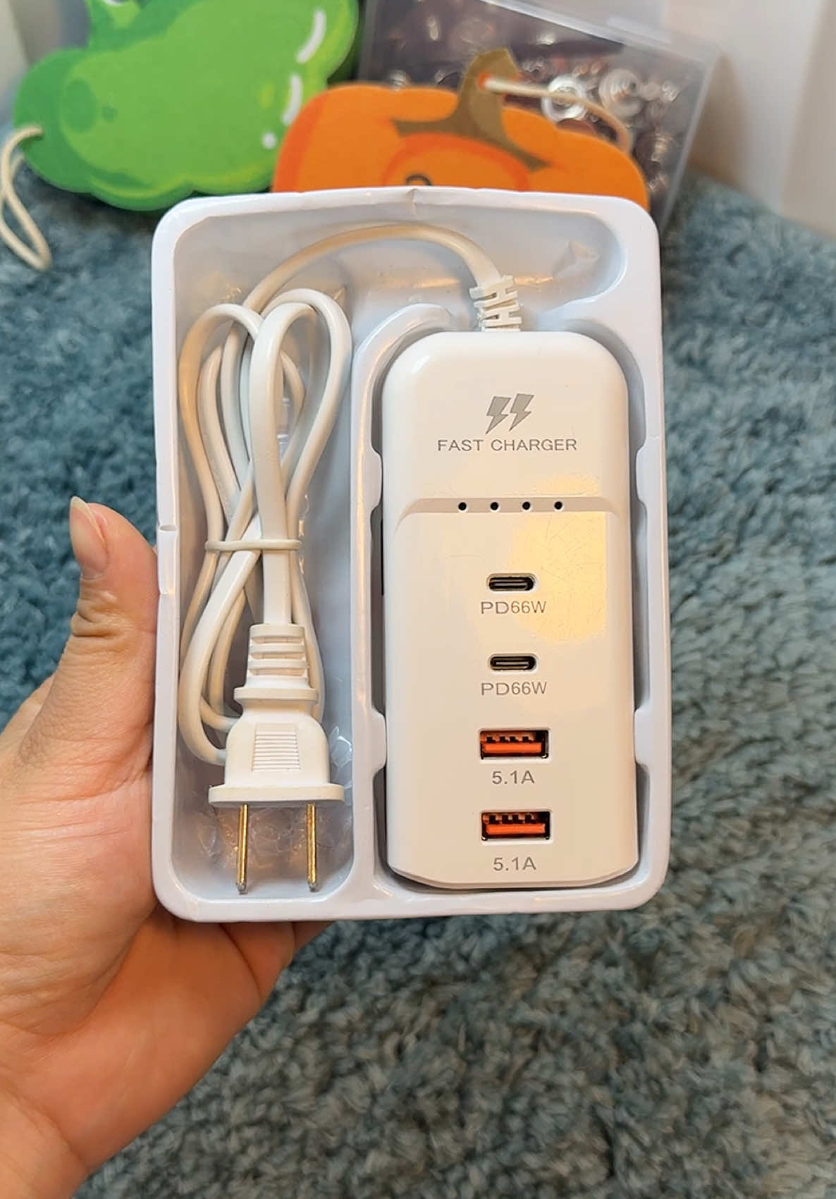 Ổ cắm sạc 4 cổng hỗ trợ sạc nhanh 66w #ocamsacdienthoai #ocamsacdanang #ocamsac4cong #ocamdiendanang #xuhuong 