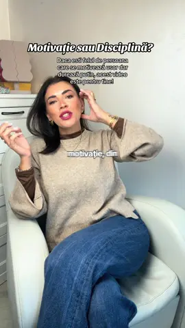 Toată lumea caută motivație. În cărți, in video în citate în podcast-uri…  dar motivația e temporară. Disciplina te face să te ridici și să faci ce ai de făcut chiar și când nu ai chef, să construiești în tăcere nu doar când ești în vibe!  Dacă vrei o strategie și nu o motivație temporară intră în linkul din bio #andreeasocialmama #strategiebrand #socialmediamindset #personalbranding #brandingpersonal