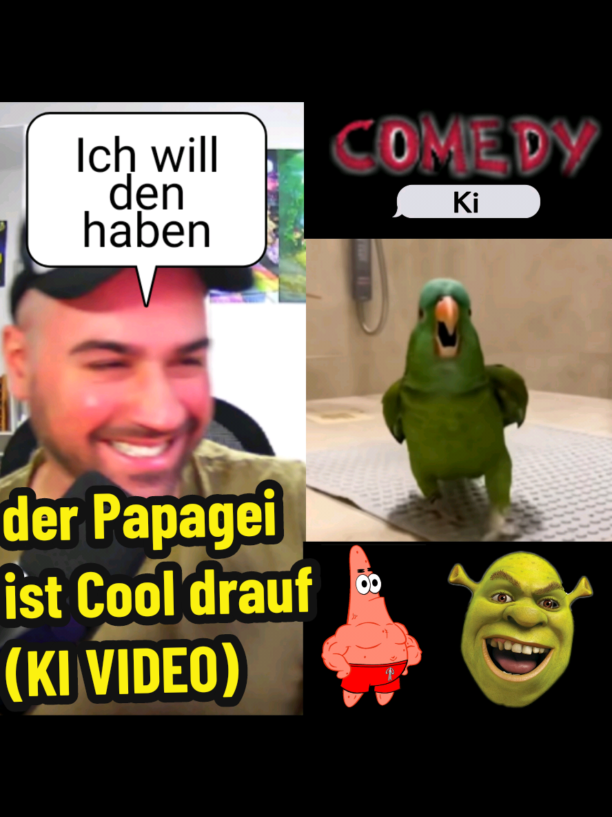 der Papagei ist Cool drauf 🤣🤖 @DailyFlexx  #fyp #mindsetmotivation #clip #comedy #ki 