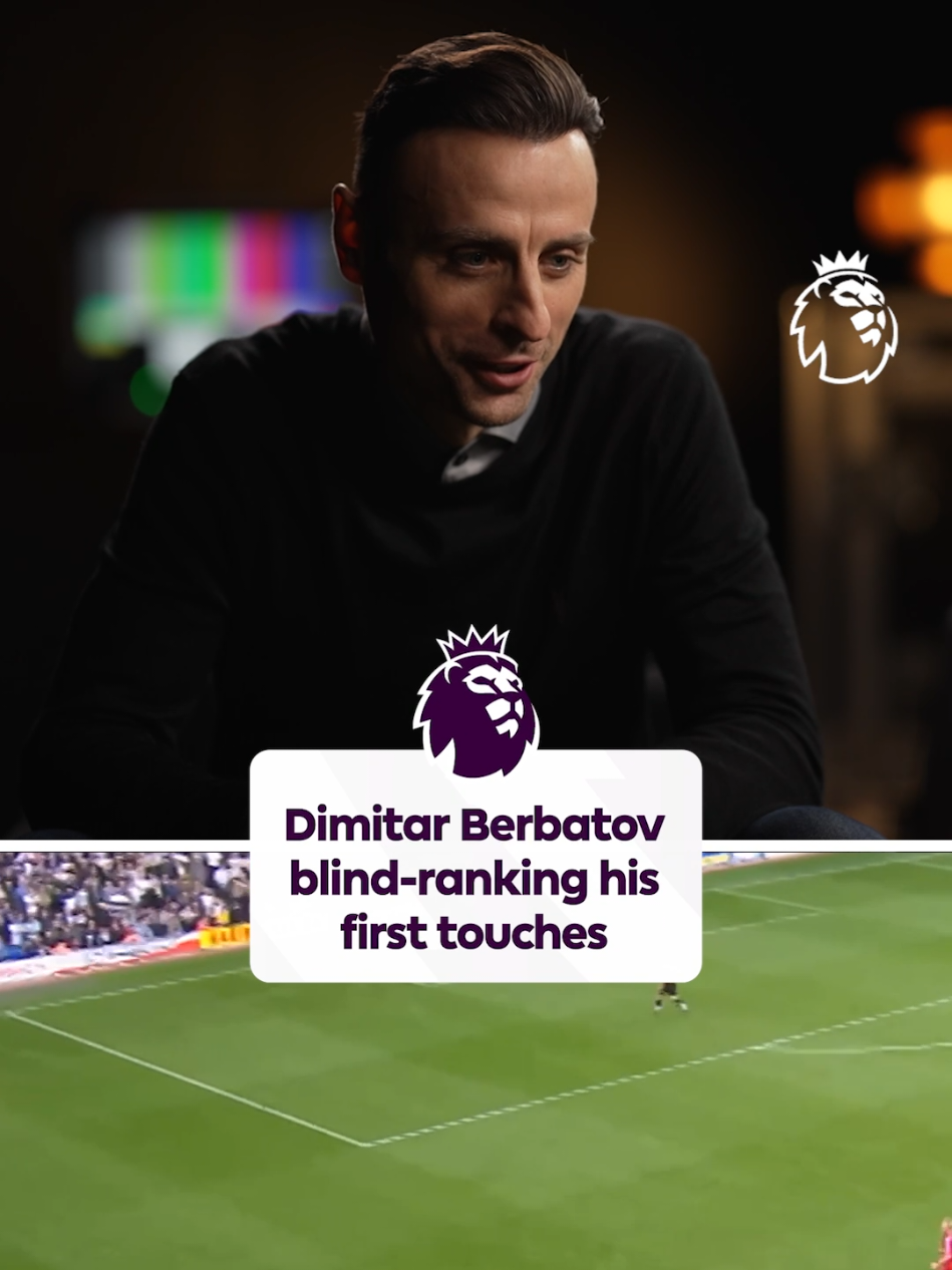 Dimitar Berbatov, king of the first touch 👑 #PremierLeague 
