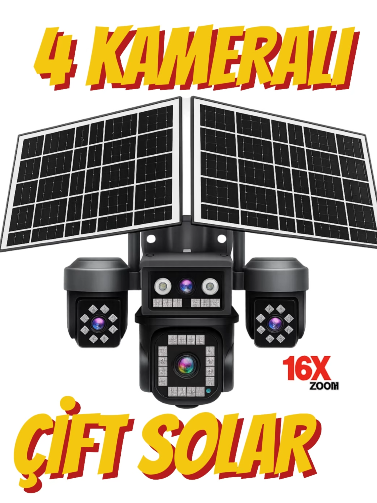 4 LENSLİ ÇİFT SOLAR GÜVENLİK KAMERASI 4G KAMERA #güvenlik #kamerasistemleri #izmit #4gkamera