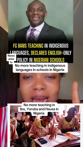 FG banned the use of indigenous languages in teaching in Nigeria#instablog #instablog9ja #gistlover_blog #gossip #nigerianews 