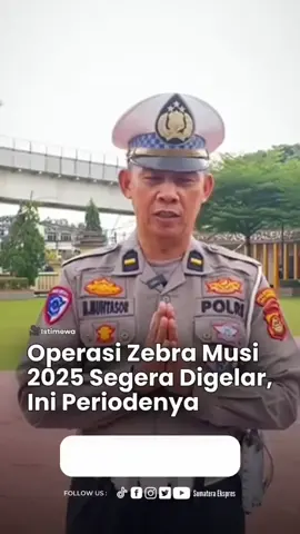 Pemberitahuan Satlantas Polrestabes Palembang Mengenai Operasi Zebra Musi Tahun 2025 yang akan dilaksanakan mulai Tanggal 17 November Sampai Tanggal 30 November 2025. Dimohon para Pengendara Melengkapi Kelengkapan Kendaraannya. #sumateraekspres #operasizebramusi2025 #satlantaspolrestapalembang #raziakendaraan 