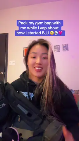 Pack my BJJ bag with me 🥹🙏#bjj #bjjgirls #combatsports 