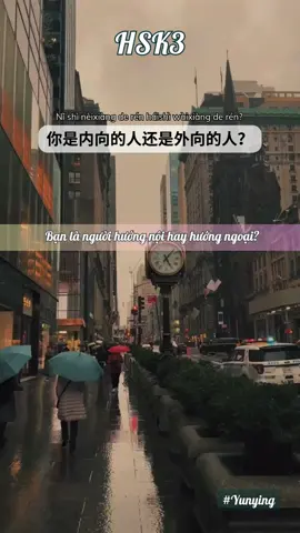 你是内向的人还是外向的人？ #中文 #luyendoctiengtrung #giaotieptiengtrung #tiengtrung #tiengtrungmoingay 