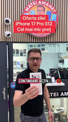 Oferta zilei  iPhone 17 Pro 512 #mateiamanet #blackfriday #iphone17pro 