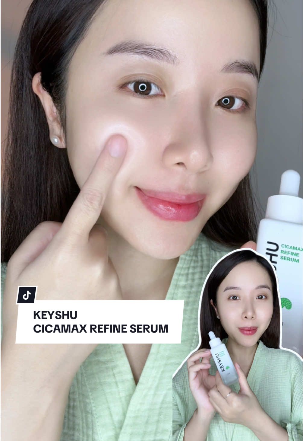 CICAMAX REFINE SERUM KEYSHU - Hỗ Trợ Làm Dịu, Cấp Ẩm, Phục Hồi Da Tốt cho mấy Bà nè! #keyshu #cicamax #serumrauma #phuchoi #chamsocda 