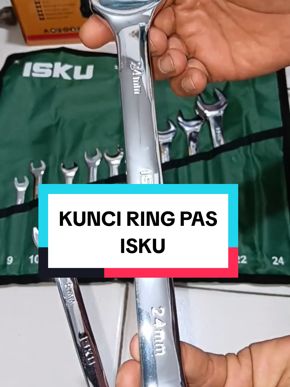 kunci ring pas set isku produk original berkualitas tinggi harga terjangkau #kunciringpas #kunciringpassetmurah #perkakas 