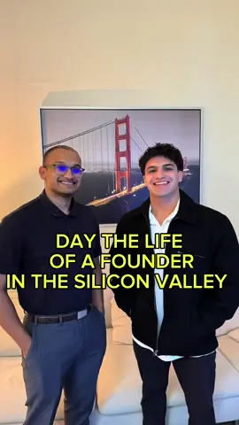 Day in the life of a Founder in the Silicon Valley! Website in link  #siliconvalley #startup #fyp 