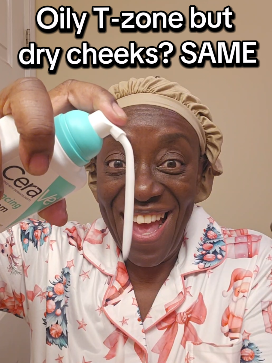 CeraVe Balancing Air Foam Foaming Facial Cleanser for combination skin. Gentle foaming action that refreshes, hydrates, and balances skin barrier. Best facial cleanser for oily and dry areas. Dermatologist recommended skincare for daily use.#skincareroutine #tiktokmademebuyit #ceravepartner #tiktokshopblackfriday #selfcaregoals @CeraVe 