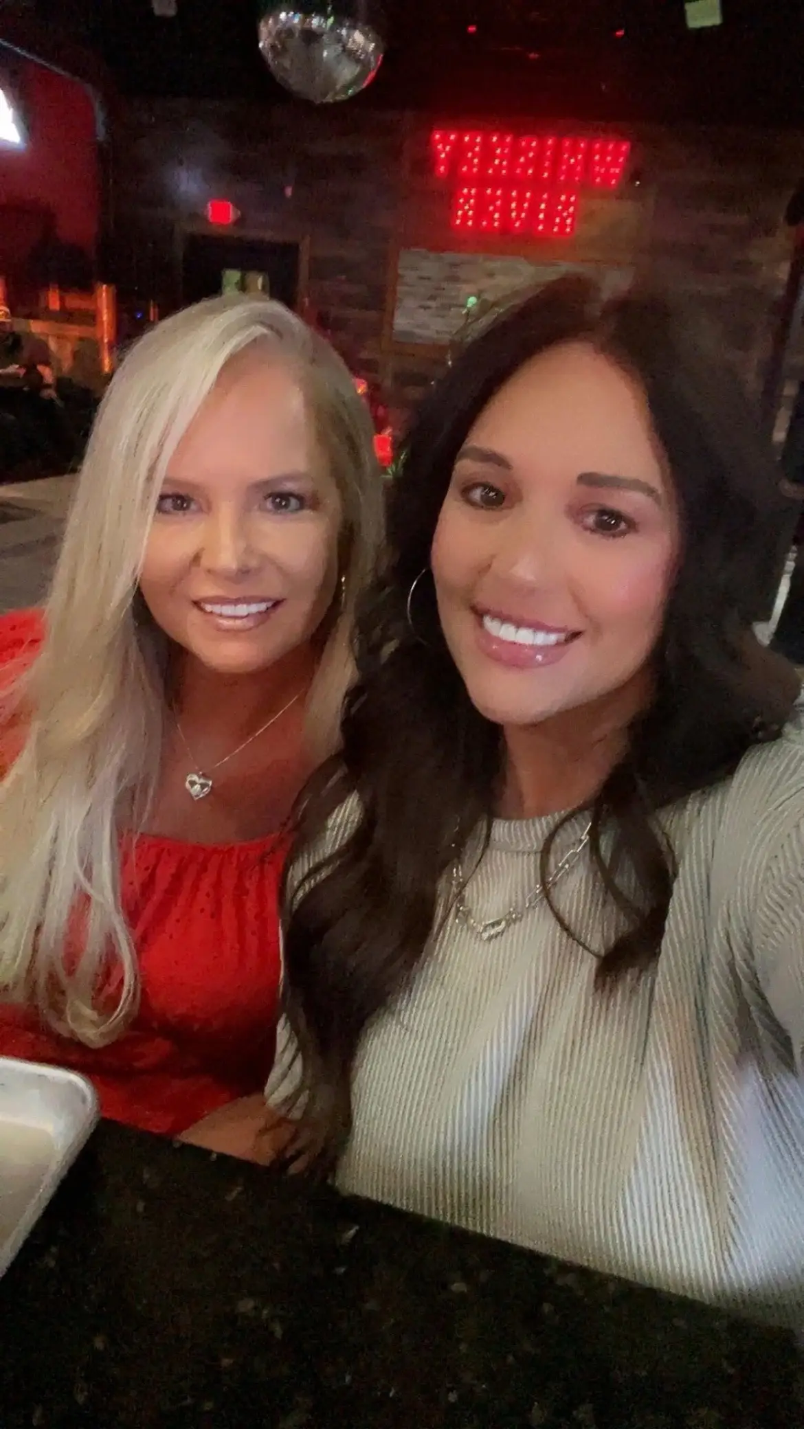 I’m the green flag! 🤣🤣🤣 #blonde #brunette #besties @Lisa 
