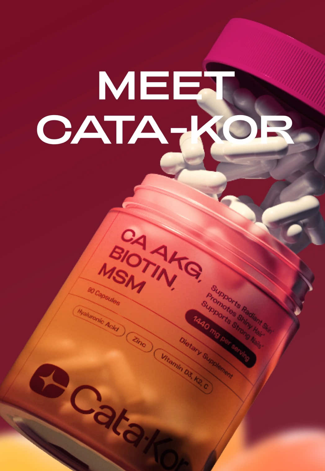 It’s finally here! 🚀 We’re thrilled to introduce our newest product — Skin, Hair & Nails Supplement – Ca AKG. Formulated with Calcium AKG, MSM, Hyaluronic Acid, Biotin, Zinc, Vitamin C & D3 K2, it’s designed to support radiant skin, shiny hair and strong nails from within. Powered by science, inspired by confidence — your daily dose of inner beauty.  Are you ready to glow? 💫