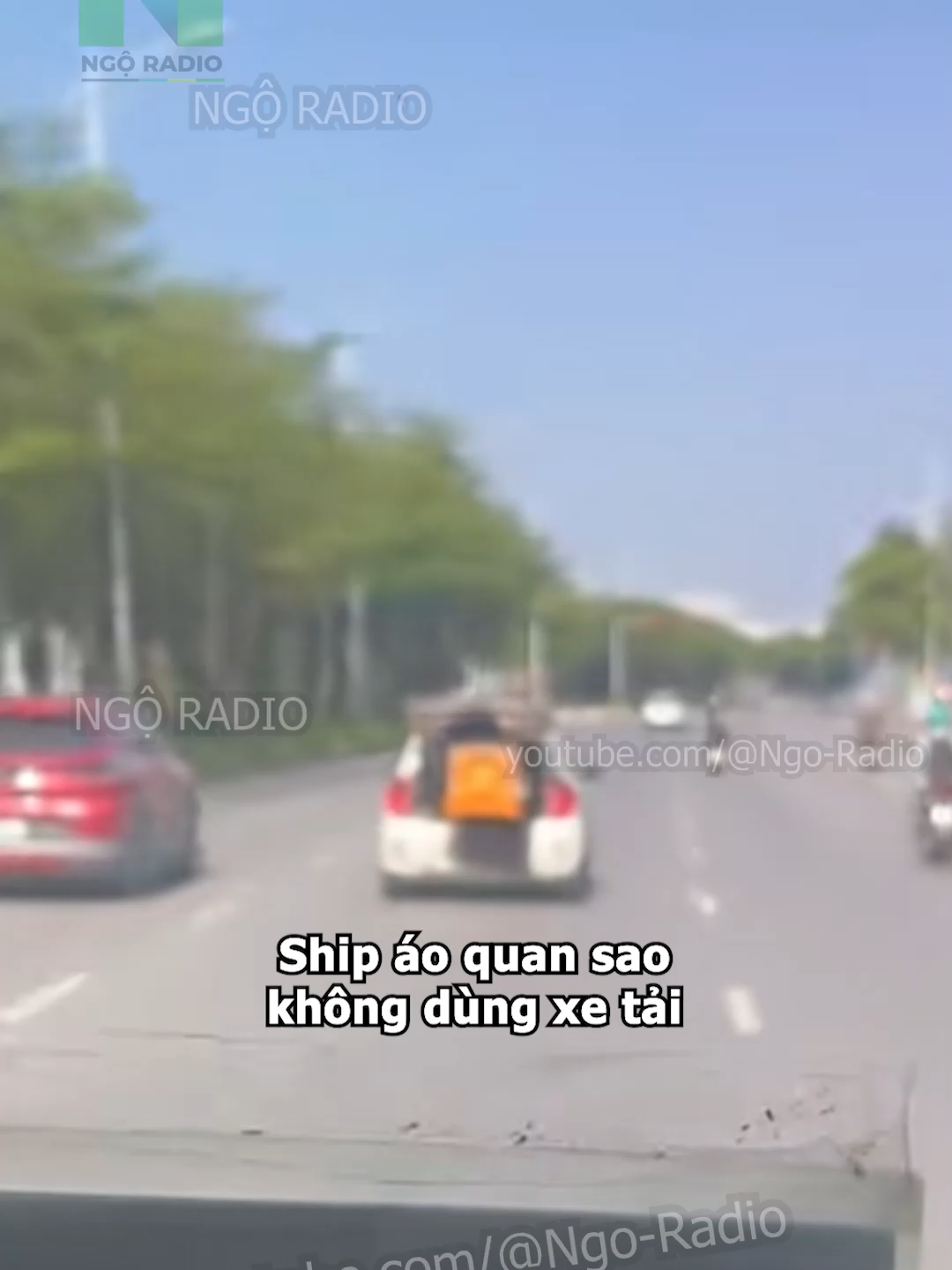 Ship áo quan sao  không dùng xe tải#ngoradio #viraltiktok #tintuc #cuocsong #giaothong
