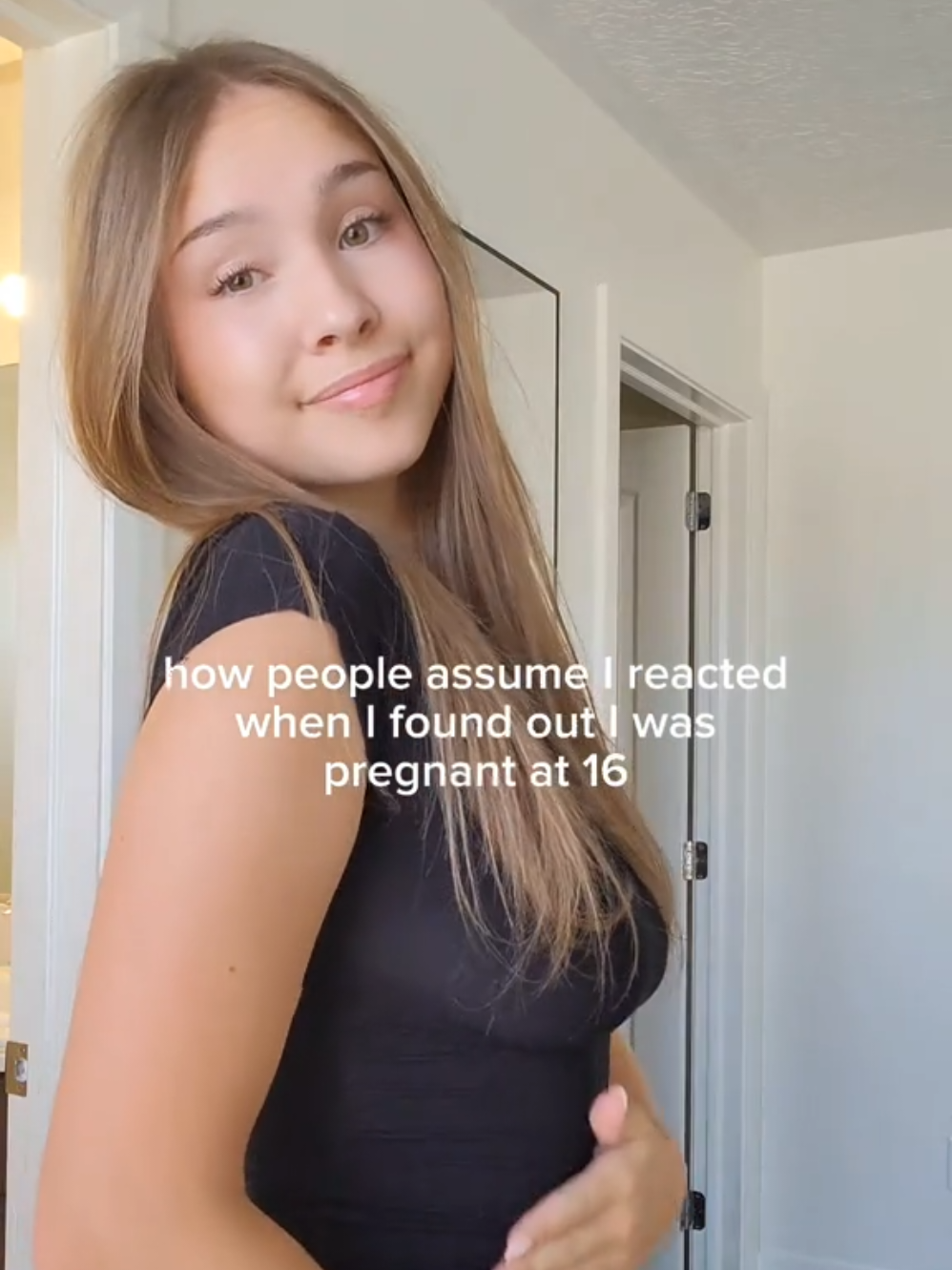 like no I was crying on the floor. 🤌🏼🥲 Getting pregnant at 16 is not normal, and it shouldn't be. We started dating at 14. I was on birth control when I got pregnant at 16. It is definitely NOT what we wanted or what we had planned. But I got pregnant. We made the choice to keep our baby, knowing it was going to be hard, and it was. Skyler stepped up and got a job, and worked his ass off until he could find a better job. We both graduated early, got married, and did everything we could to make our situation work. He now has a really good job, we just bought our first home, we have 2 happy healthy kids and have been together for almost 8 years. It was HARD and if we could have done all of this later, we would have. Unfortunately, we didn't know birth control wasn't 100% effective at the time. But this is our life, and we're happy and thriving now. I am not proud that I got pregnant at 16, but I am proud of how we handled it.  #teenmom #pregnant #funny #Relationship #birthcontrol 