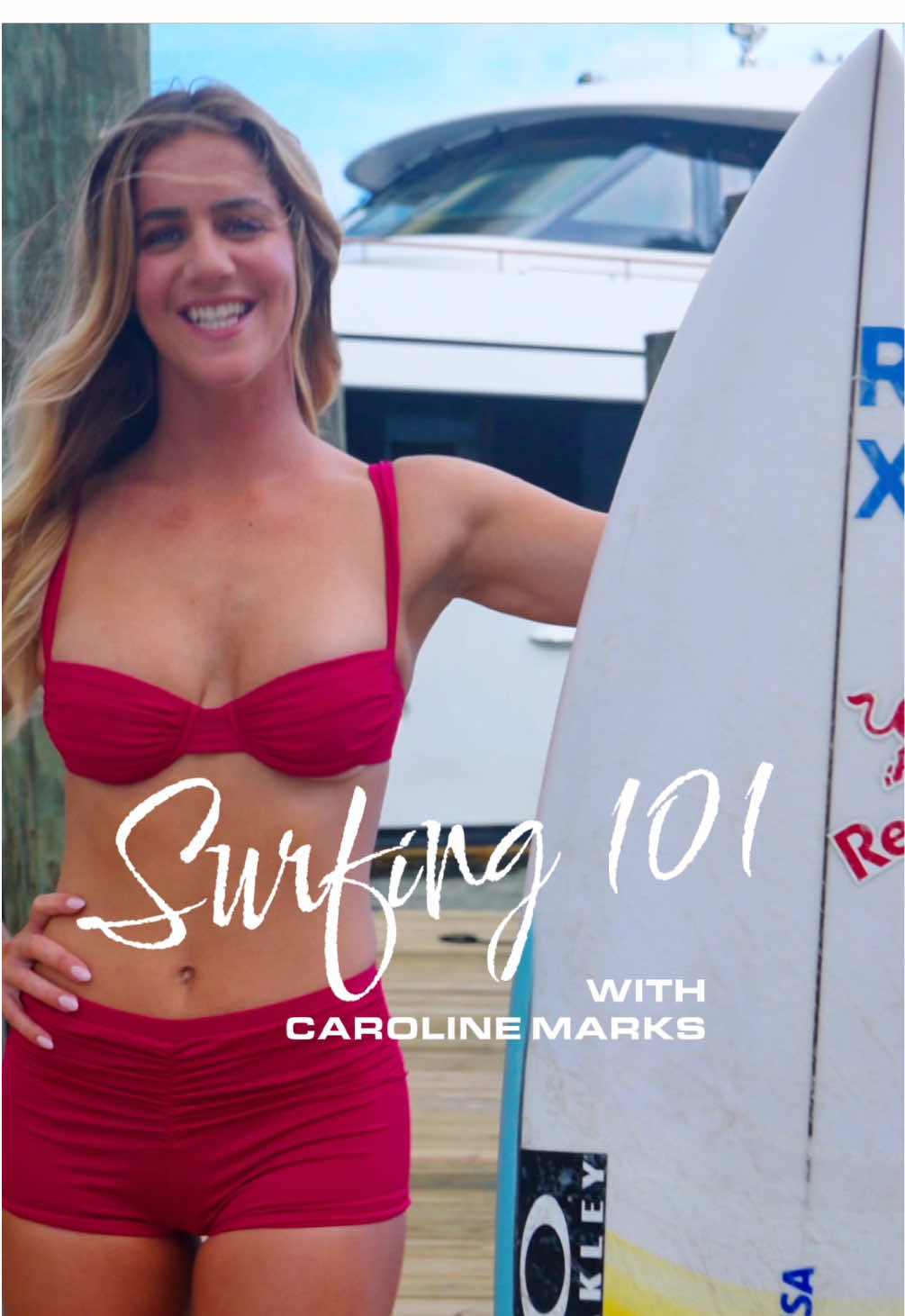 A lesson in confidence, power & catching the perfect wave with @Caroline Marks 🏄‍♀️