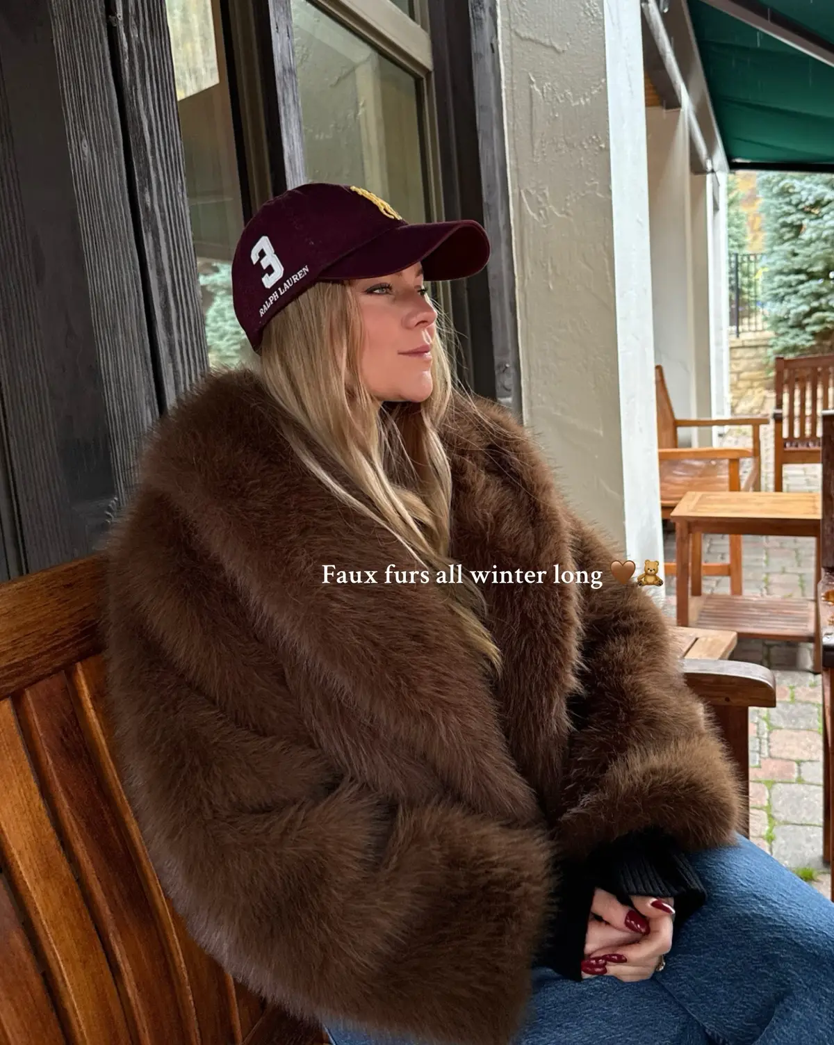 #fauxfur #furcoat #pinterestaesthetic #winteroutfit 