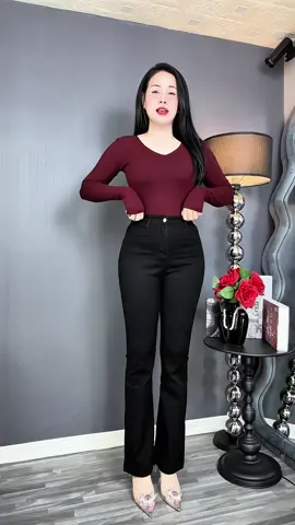 Mặc tốn dáng lắm nha ce#lenxuhuong #quanjean #quanjeanloe 