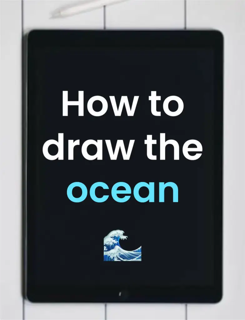 How to draw the ocean tutorial (subnautica) #art #digitalart #ocean #subnautica #tutorial 