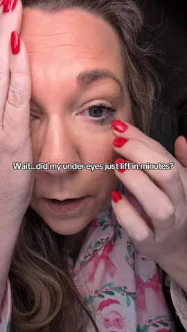 Thought this was a filter?  Nope it's Peter Thomas Roth Instant Firmx under eye tightener. Watch my under eyes literally tighten in minutes. #undereyebags #tiktokshopblackfriday #superbranddaybfcm #tiktokshopcybermonday #tiktokshopholidayhaul @Peter Thomas Roth Labs 