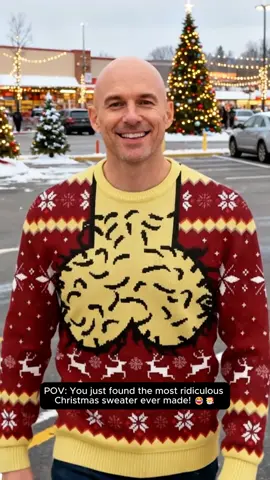 Funny Ugly Christmas sweater 🎄#christmas #ugly #funny #fyp #sweater 