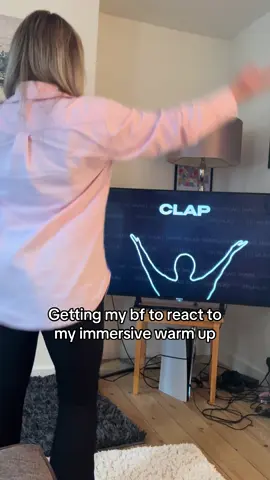 He hadn’t seen this before 🤣 #couplestiktok #foryouu #warmup 