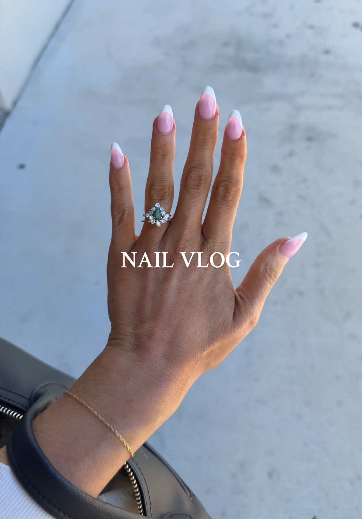 When in doubt deep French #nails #nailvlog #nailart #nailinspo #nailtutorial #grwm 
