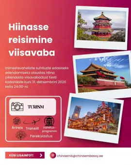 VISA-FREE travels to beautiful China!