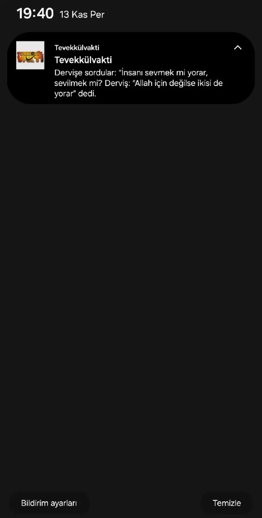 harbi yoruluyor insan...🥀