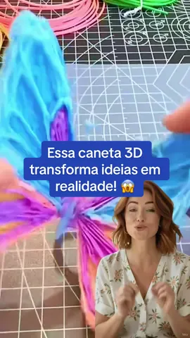 Gente, olha que genial! 😍 Essa caneta 3D vem prontinha pra usar — com filamentos incluídos — e transforma qualquer ideia em algo real. É diversão, aprendizado e criatividade em um só produto. Clica no carrinho laranja e confere se ainda tá com frete grátis 💛 #tiktokshopblackfridaybr #ofertarelampago #tiktokshop1111br #achadinhostiktok #caneta3d 