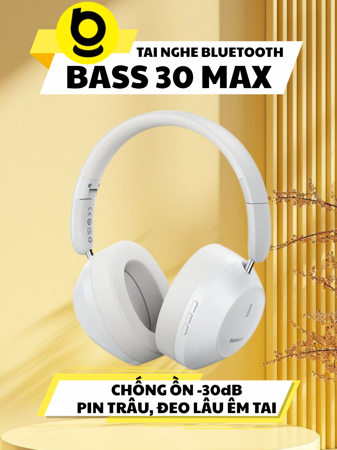 TAI NGHE BASS 30 MAX#baseusvietnam #baseus #tainghe
