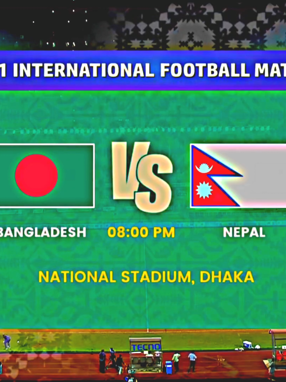 Highlights | Bangladesh vs Nepal | FIFA International Friendly Match 2025.🇧🇩⚽🇳🇵 #hamza #foryou #nepal #bangladesh🇧🇩 #football 