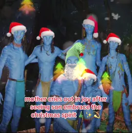 was gonna make her throw gifts but got lazy lmfaooo 💚❤️🎄🎅🏼🤶 #jakesullysfurryprincess #avatarthewayofwater #fyp #avatarmemes #neytiri 