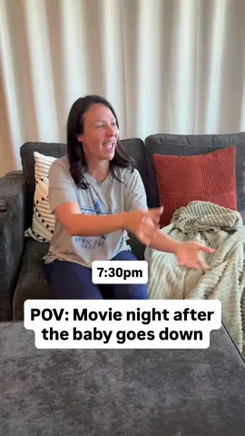 Don’t even think about stealing my snacks… 😈 #comedy #relatable #parents #couple #baby #movienight