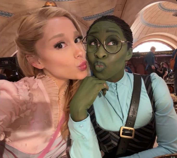 my babies !!! | guys basketball is beating me up. 🫩🫩 #gelphie #glinda #elphaba #arianagrande #wickedmovie 