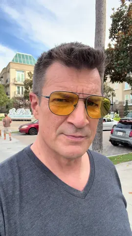 It was hard to find the sofa for this gag. 