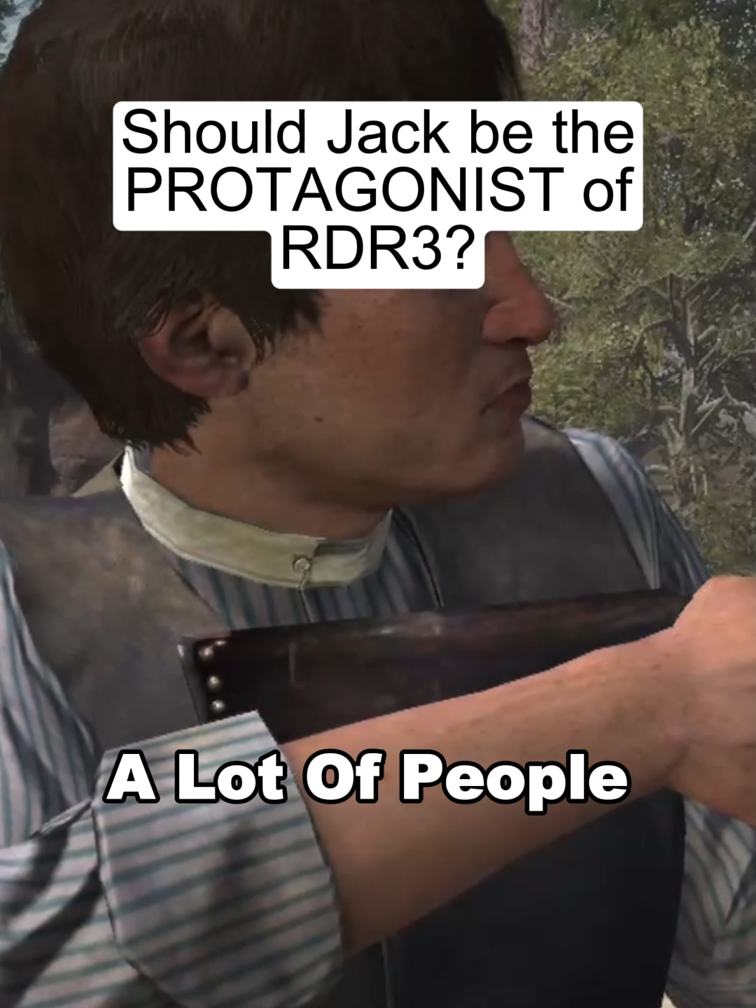 Should Jack be the Protagonist of RDR3? #fakeviolence #reddeadredemption #reddeadredemption3 #jackmarston