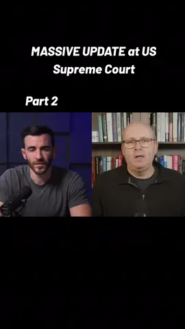 Part 2 | MASSIVE UPDATE at US Supreme Court #Trump #democrats #podcast #politicstiktok #supremecourt 